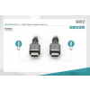 DIGITUS Připojovací kabel USB 4, TypC na TypeC, PP opletení AL-Housing 8K@60Hz, PD3.0, 40Gbits/s, 1m, bl.