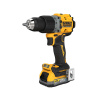 DEWALT Aku skrutkovač 18 V bez uhlíkovej kefky (2 x 1,7 Ah batéria + nabíjačka + TSTAK) DCD805E2T