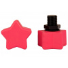 Rookie - Adjustable Toestop Star Pink - nastavitelná brzda na trekové brusle