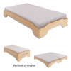 Casarredo KL-138 posteľ šírka 90 cm 1 ks Morenie jelša