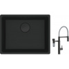 Súprava kuchynská batéria Franke Vital Semi-Pro 120.0621.313, granitový drez Franke Maris 125.0698.009