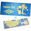 King Kits Ducky x Fallout Vault-Tec Limitovaná edícia One 3 Herná klávesnica + podložka pod myš - MX-Red