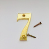 Interiérové číslo 7 zlaté 50mm