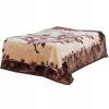Prikrývka na posteľ - Elway Kingflex prikrývka akryl 210 x 160 cm biela, odtiene šedej, odtiene zelene (Akrylová prikrývka Elway 160/210 hrubé prikrývky)