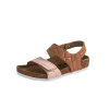 Leon 4803 detské sandále púdrovo-hnedá Veľkosť: 31