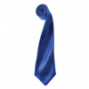 Premier Workwear Pánska saténová kravata PR750 Royal -ca. Pantone 286 144 x 8,5 cm