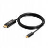 CLUB3D CAC-1334 Kábelový adaptér 1,8 m HDMI Typ A (štandardný) na USB Typ-C