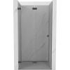 Mexen, Mexen Lunar-F skladacie ľavé sprchové dvere 65 cm, transparentné, pištoľový kov - 836-065-000-95-00-L