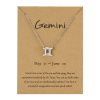 Girly Strieborný náhrdelník Zodiac Znamenia: Blíženec