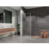 Sprchový kút Lusso štvrťkruh otvárací 100x100 cm, číre sklo