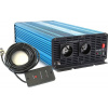 Měnič napětí 12V/230V 3000W, CARSPA P3000, čistá sinus. D.O.drátové