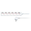 Solight 6 zásuviek 5m biela PP63