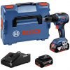 Bosch Professional GSR 18V-55 aku vrtací šroubovák 18 V, 4.0 Ah Li-Ion, 06019H5200, bezkartáčové, vč. 2x aku, vč. nabíječky, kufřík