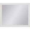 Zrkadlo - FINEA KAPERICKÝ Nábytok zrkadla biely rám 100x80 cm (Zrkadlo - FINEA KAPERICKÝ Nábytok zrkadla biely rám 100x80 cm)