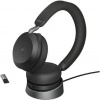 Bezdrôtové slúchadlá Jabra Evolve2 75 MS Stereo USB-C Stand Black (27599-999-889)