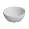 GSI - PURA keramické umývadlo na dosku, Ø 42cm, biela mat 885109