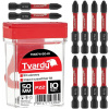Tvardy Rázový bit PZ2 50mm S2 - krabica (10/120)