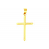 Zlatý náboženský prívesok - krížik
