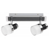 Rabalux 5022 LED kúpeľňové nástenné bodové svietidlo Harold 1x10W | 800lm | 4000K | IP44 - chróm s čiernymi prvkami