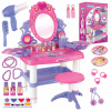 Detský toaletný stolík Kinderplay ružový plastový s príslušenstvom a multimédiami