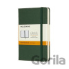 Moleskine Zápisník tvrdé dosky A6 linajkový tmavo zelený