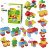 SADA KONŠTRUKČNÝCH KOCKOV ZVIERATÁ 102 DIELOV KREATÍVNA HRAČKA PRE DETI