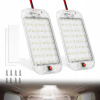 AUTO STROPNÁ LED LAMPA INTERIÉR AUTOBUS 12V 48LED 800LM 2X