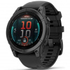 Garmin Fenix E 47mm Stainless Steel Slate Gray / Black 010-03025-01, čierne