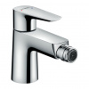 Hansgrohe Talis E, páková bidetová batéria s odtokovou súpravou Push-Open, chrómová, HAN-71721000