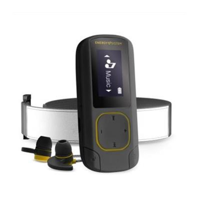 Energy Sistem MP3 Clip Bluetooth Sport Amber (16GB, MicroSD, FM, sluchátka, pásek na paži)