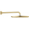 Grohe Rainshower horná sprcha so sprchovacím ramenom 31x31 cm okrúhly Brushed Cool Sunrise 26066GN0