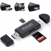 Čítačka kariet 5v1 SD MicroSD USB TYP-C MicroUSB OTG