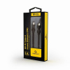 Kábel CABLEXPERT USB PD (Power Delivery), 60W, Type-C na Type-C kábel (CM/CM), 1,5m, dátový a napájací, čierny CC-USB2-CMCM60-1.5M Gembird