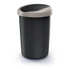 Prosperplast Odpadkový koš COMPACTO 40 L černý/světle šedý