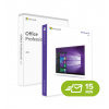 MS Windows 10 Pro + Office 2019 Pro, CZ doživotní elektronická licence, 32/64 bit