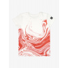 Dievčenské tričko Reima Vauhdikas - off white/red