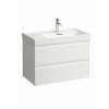 Laufen Meda skrinka 78.4x44.8x51.5 cm závesná kúpeľňová skrinka pod umývadlo biela H4215920112601