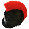 Návlek na prilbu FunnyRiders Red Mohawk