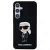 Kryt na mobil Karl Lagerfeld Liquid Silicone Ikonik NFT Samsung Galaxy S24 čierne