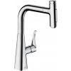Hansgrohe 73817000 Metris 240 kuchynská páková batéria s vyťah. sprškou, 2jet, sBox, chróm 73817000