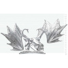 WizKids Dungeons & Dragons Nolzur's Marvelous Miniatures Mladý zafírový drak 20 cm