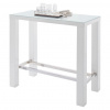 Carryhome BAROVÝ STÔL, biela, 120/60/107 cm - Jedálenské programy - 000196038501