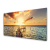 Sklenený obklad Do kuchyne Most more západ výhľad 100x50 cm