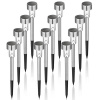 Lampa Adria, solárna, 1xLED, nerez, 4,7x30,5 cm 1 ks PRO-2172626
