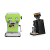 Ascaso Dream PID, Fresh Pistachio + Eureka Mignon Single Dose, Black & Oak
