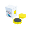 Magnety ARTA priemer 40mm, žlté (4ks v balení)
