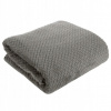 Prikrývka na posteľ - Dizajn plugy 91 mikrovlákna 200 x 220 cm odtiene šedej (Bedspread 200x220 Plaid prikrývka prikrývka dizajn 91)