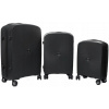 Sada 3 kufrov KEMER RGL PP2401 Čierna