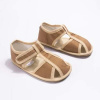 Milash papučky Rachel barefoot hnedé Milash papučky Rachel barefoot hnedé