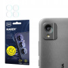 4x Hybridné sklo na objektív fotoaparátu pre Nokia C110 3mk Hardy Fusion Lens